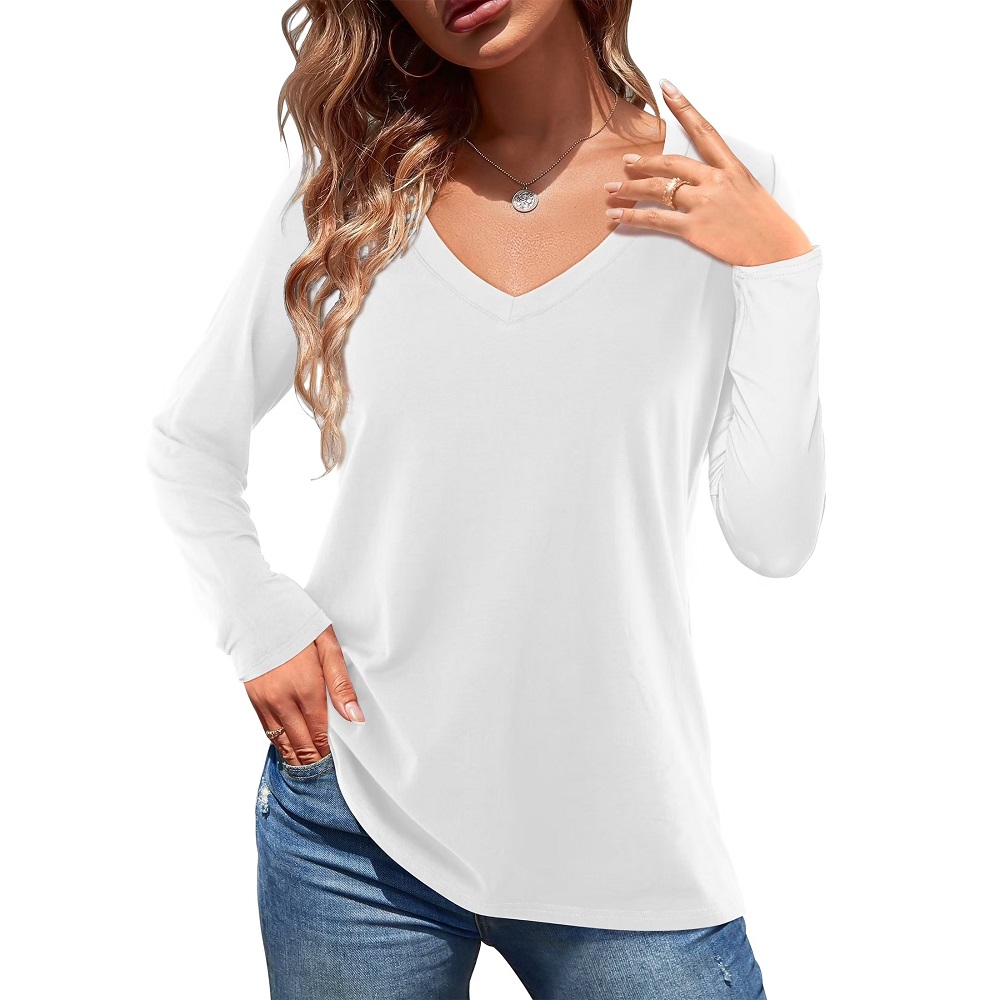 v neck t shirts women