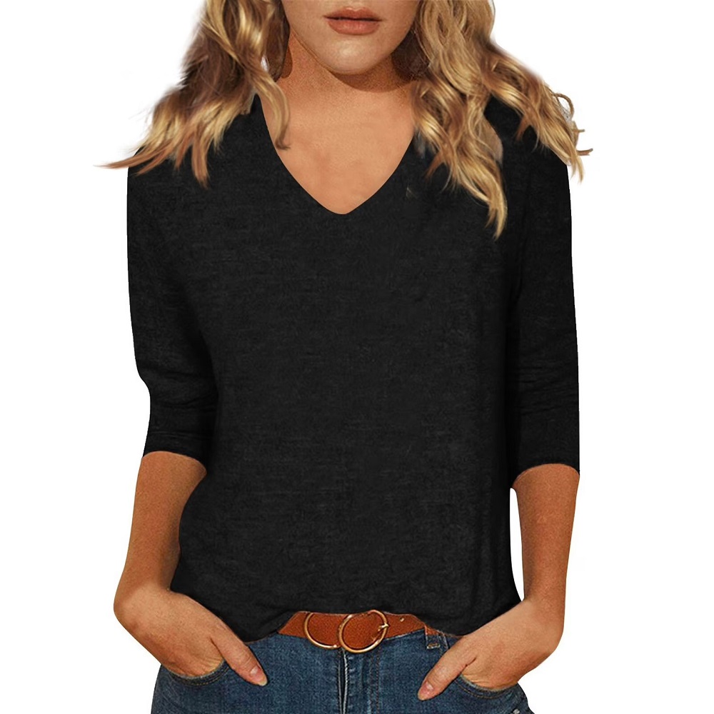 v neck t shirts women